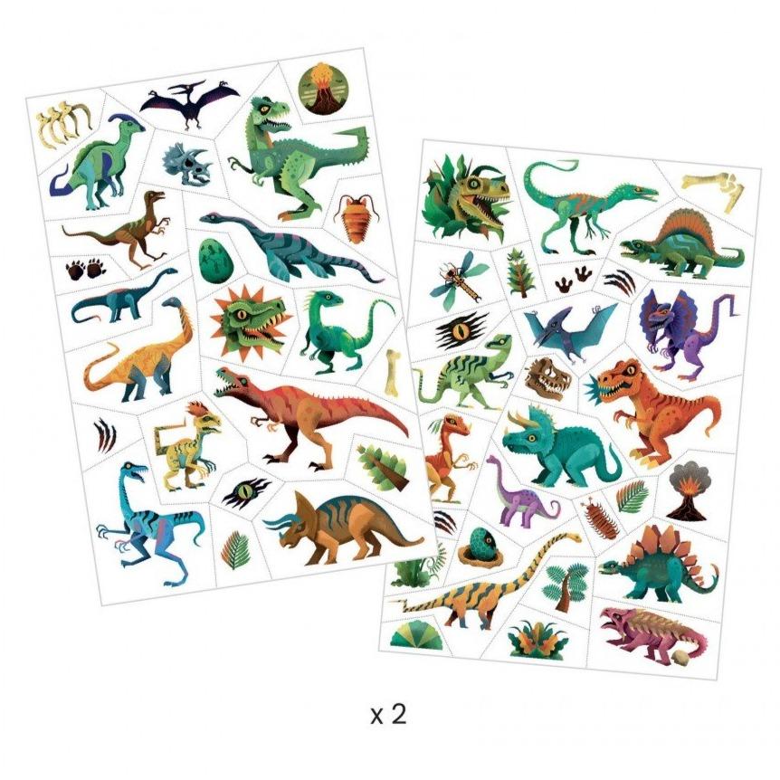 Djeco tatoeages dino club