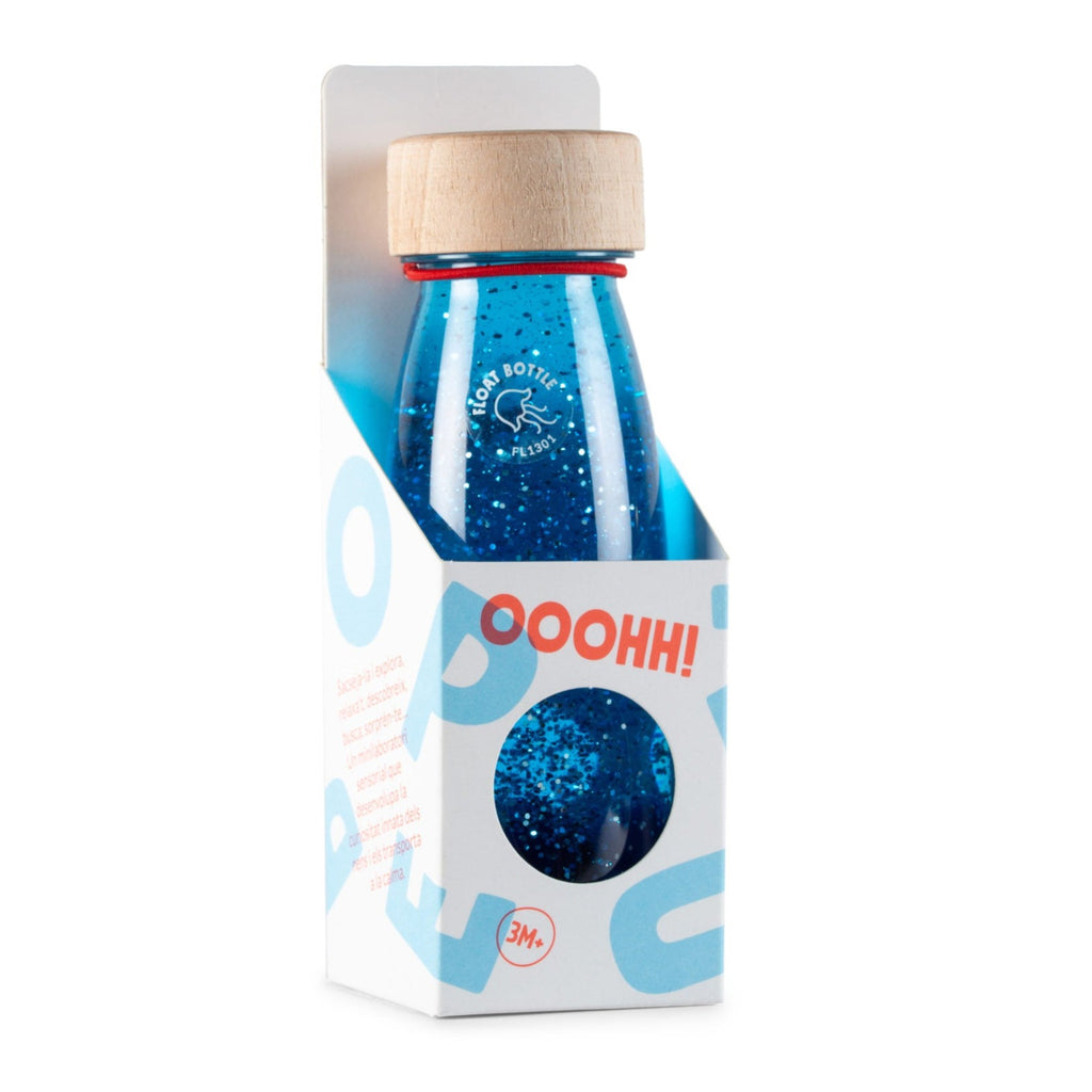 Petit Boum sensorische fles Float blauw
