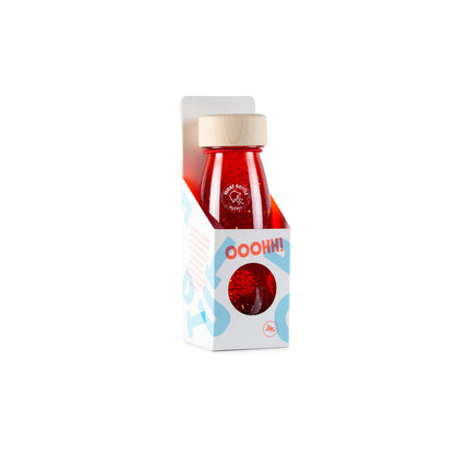 Petit Boum sensorische fles Float rood