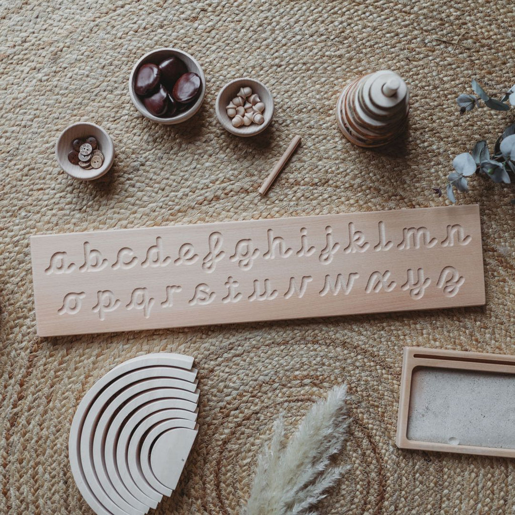Coach House houten traceerbord met cursieve letters