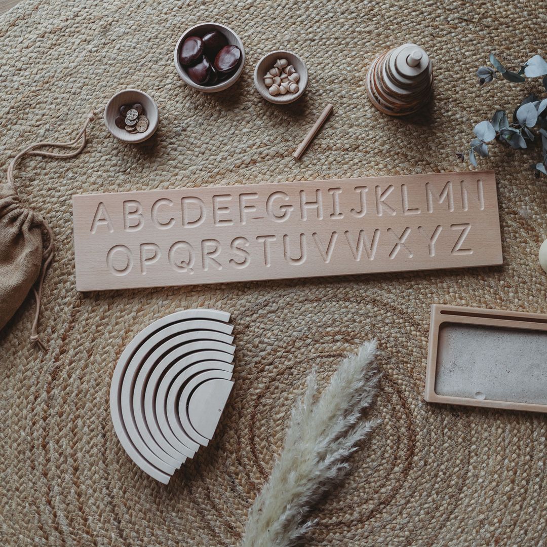 Coach House houten traceerbord met cursieve letters