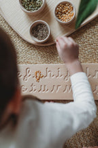 Coach House houten traceerbord met cursieve letters