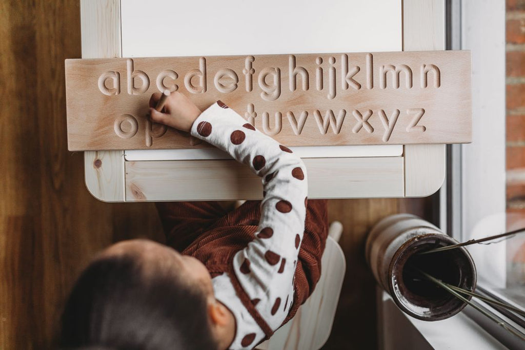 Coach House houten traceerbord met letters