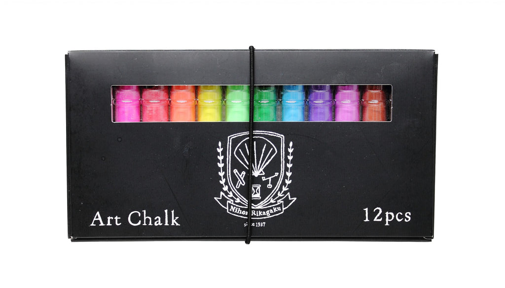 Kitpas art chalk 12 krijtjes