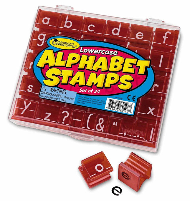 learning resources alfabet letter stempels