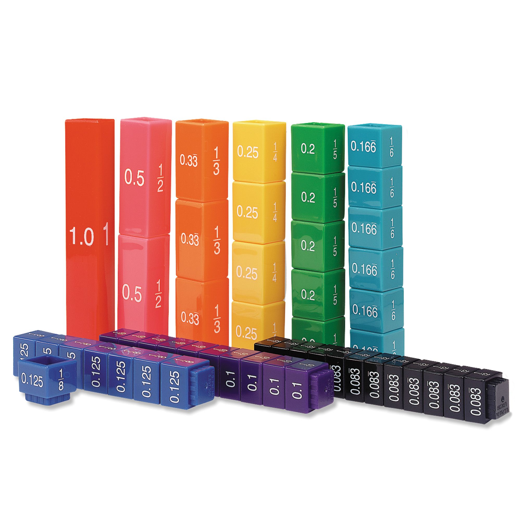 Learning Resources Fraction Tower rekenen met breuken