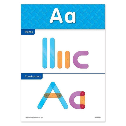 Learning Resources letter construction activiteitenkaart letter A