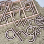 Grennn houten letter uitstekers A t/m Z