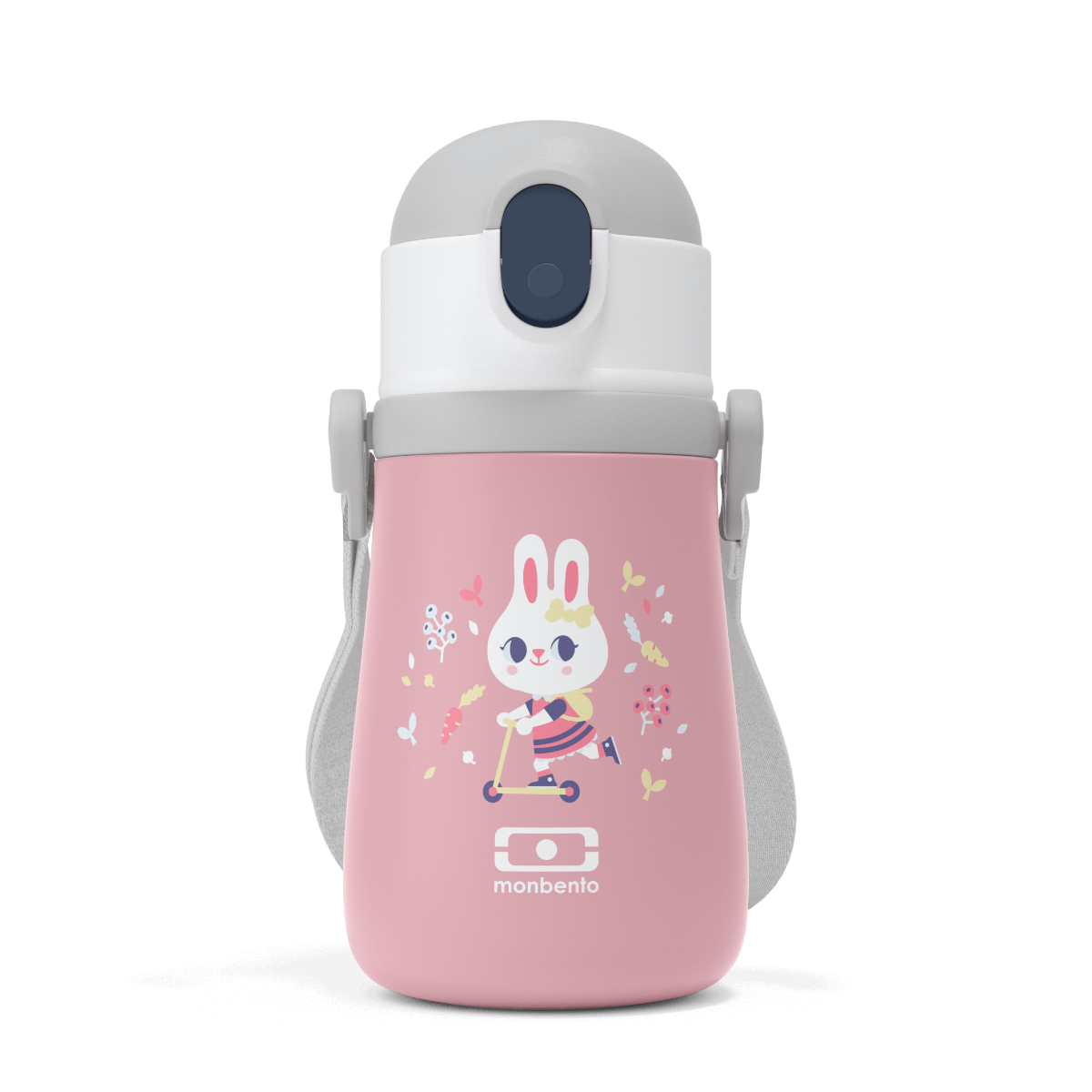 Monbento MB Stram pink bunny drinkfles