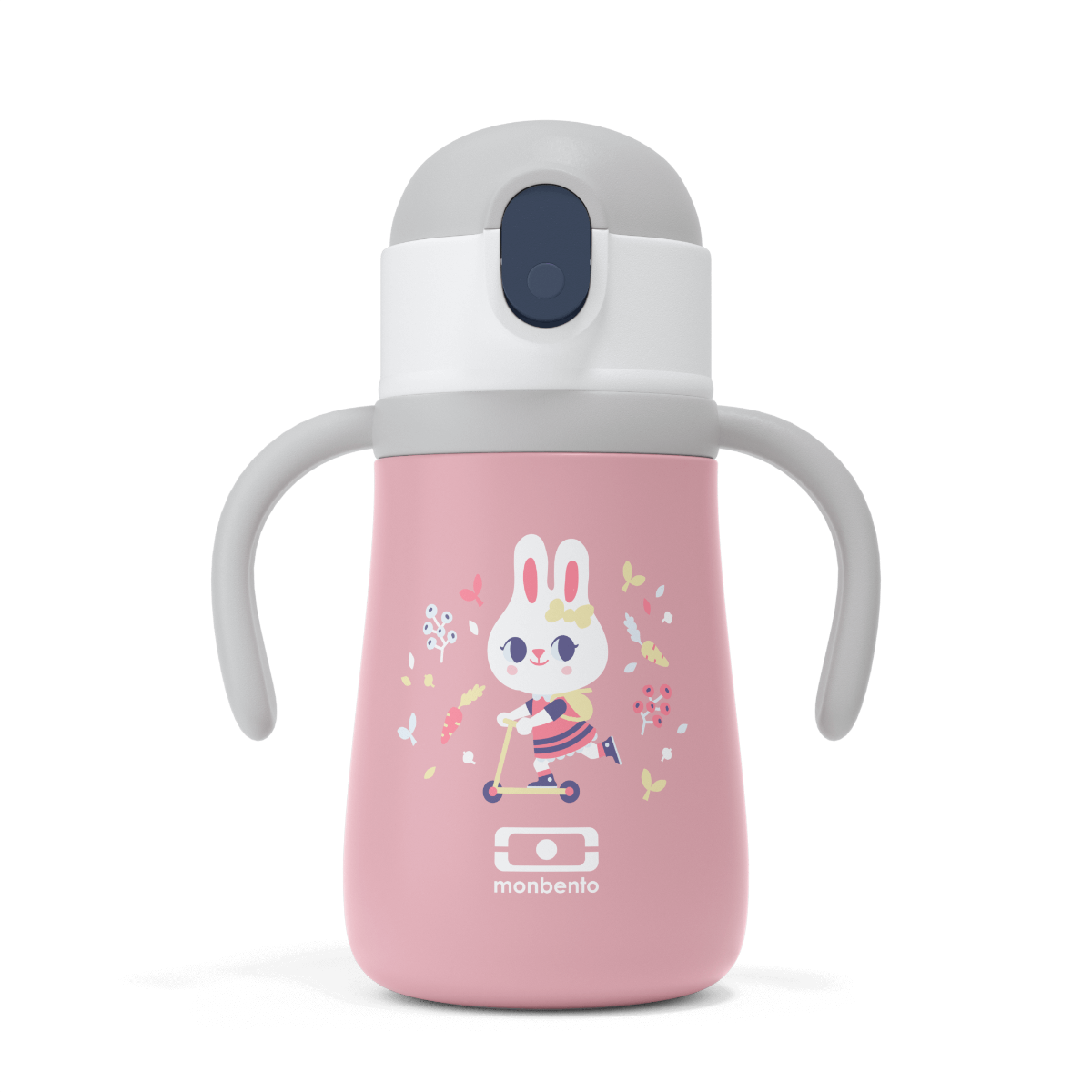Monbento MB Stram pink bunny drinkfles