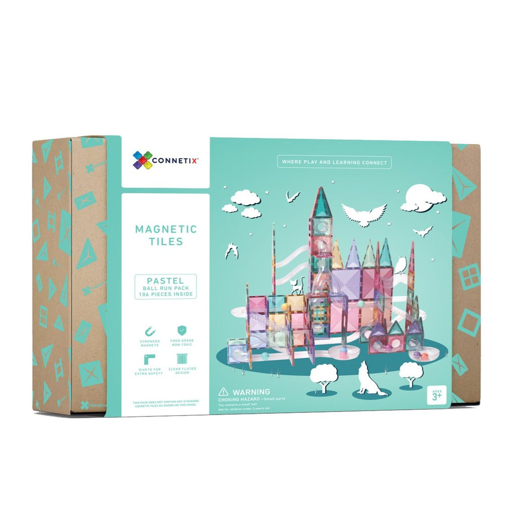 Connetix 106delige pastel ball run pack knikkerbaan