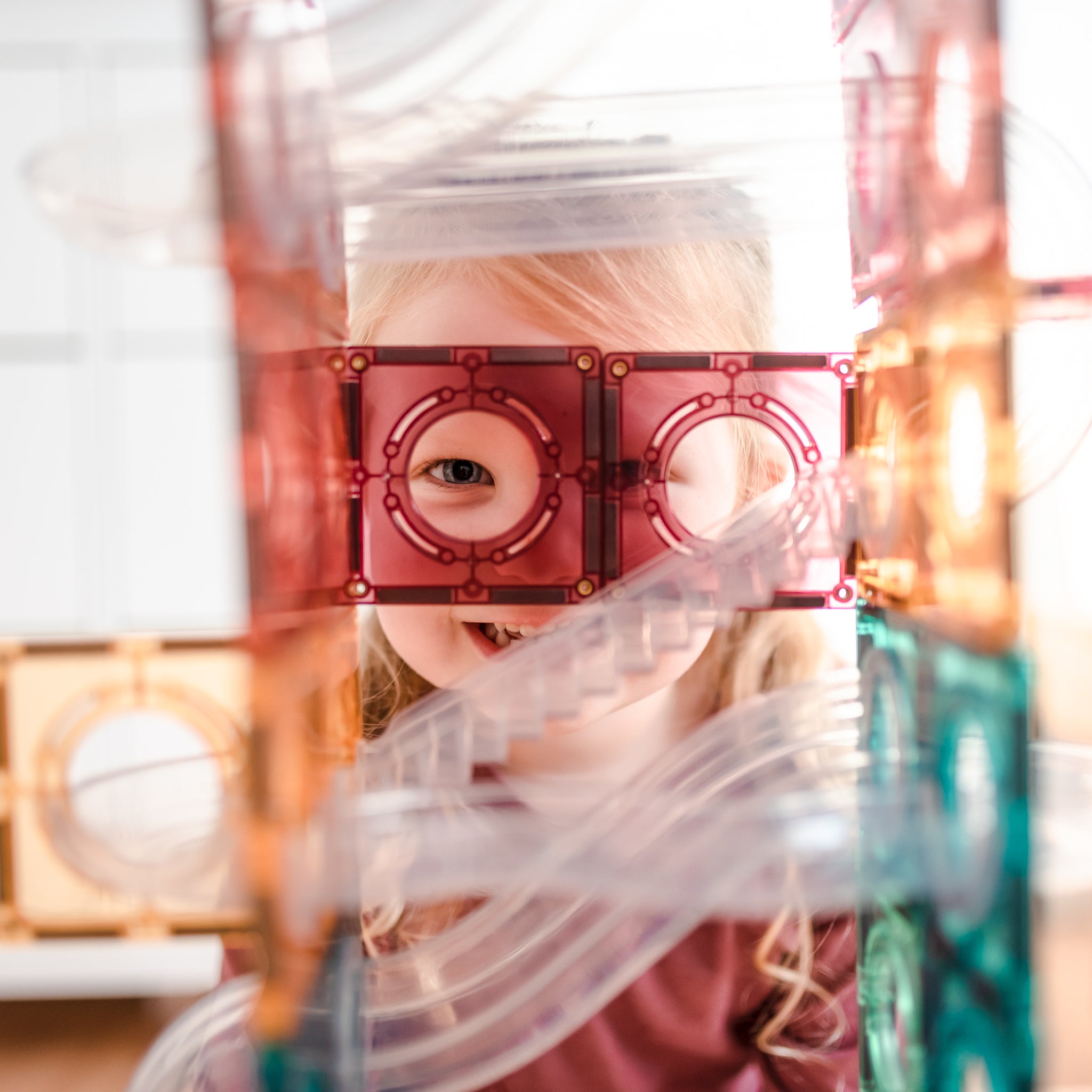 Connetix 106delige pastel ball run pack knikkerbaan