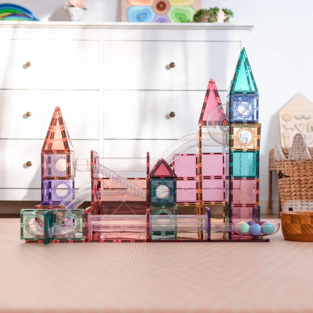 Connetix 106delige pastel ball run pack knikkerbaan