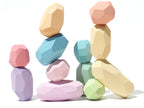 Ocamora teniques 12 regenboogstenen in pastelkleuren
