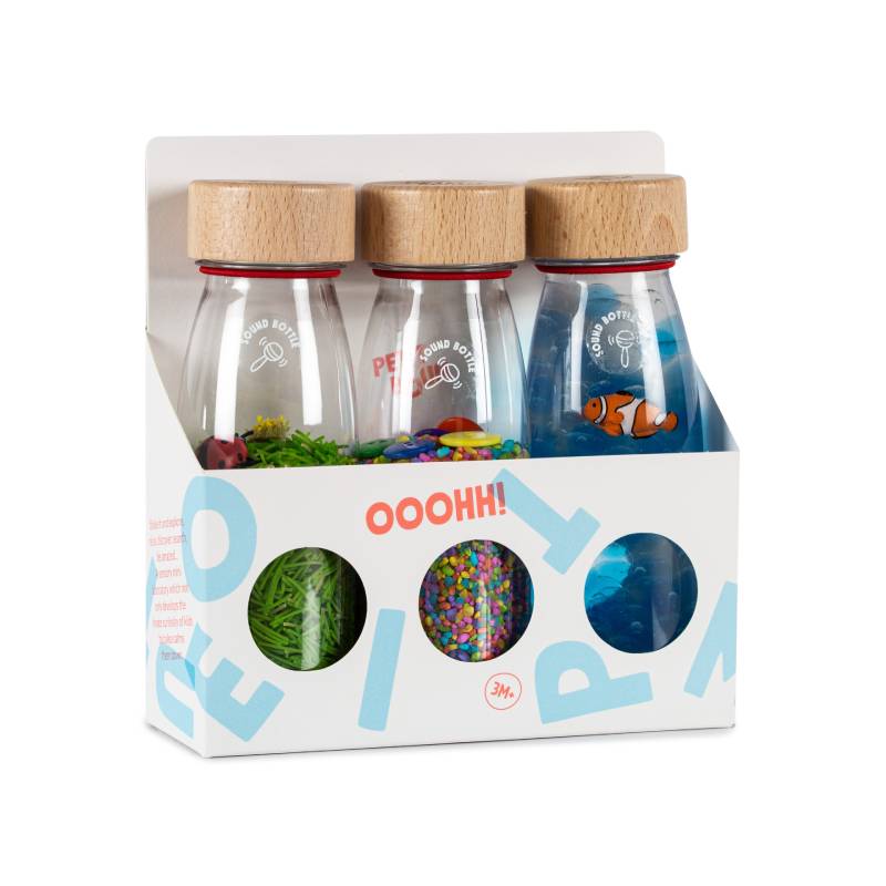 Petit Boum 3 sensorische flessen Eco Pack