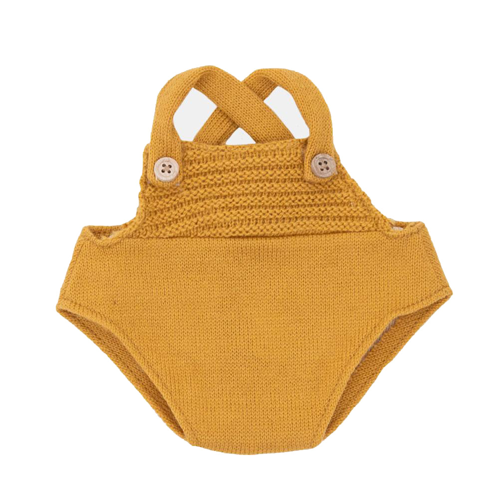 Olli Ella single romper mosterd