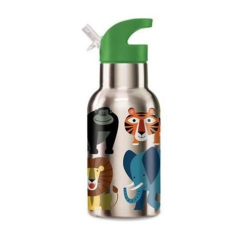 Crocodile Creek drinkfles thermos roestvrijstaal jungle friends