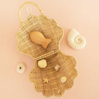 Olli Ella rieten mand shell bag