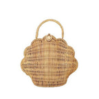 Olli Ella rieten mand shell bag