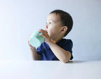 We Might Be Tiny drinktuit en rietje mint green