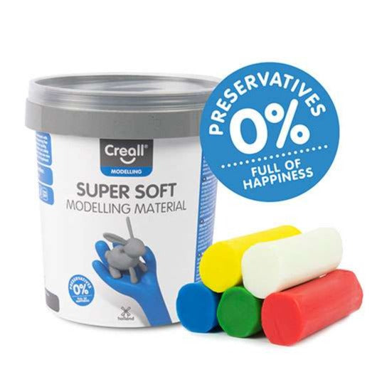 Creall Super Soft klei 5 kleuren 450gr