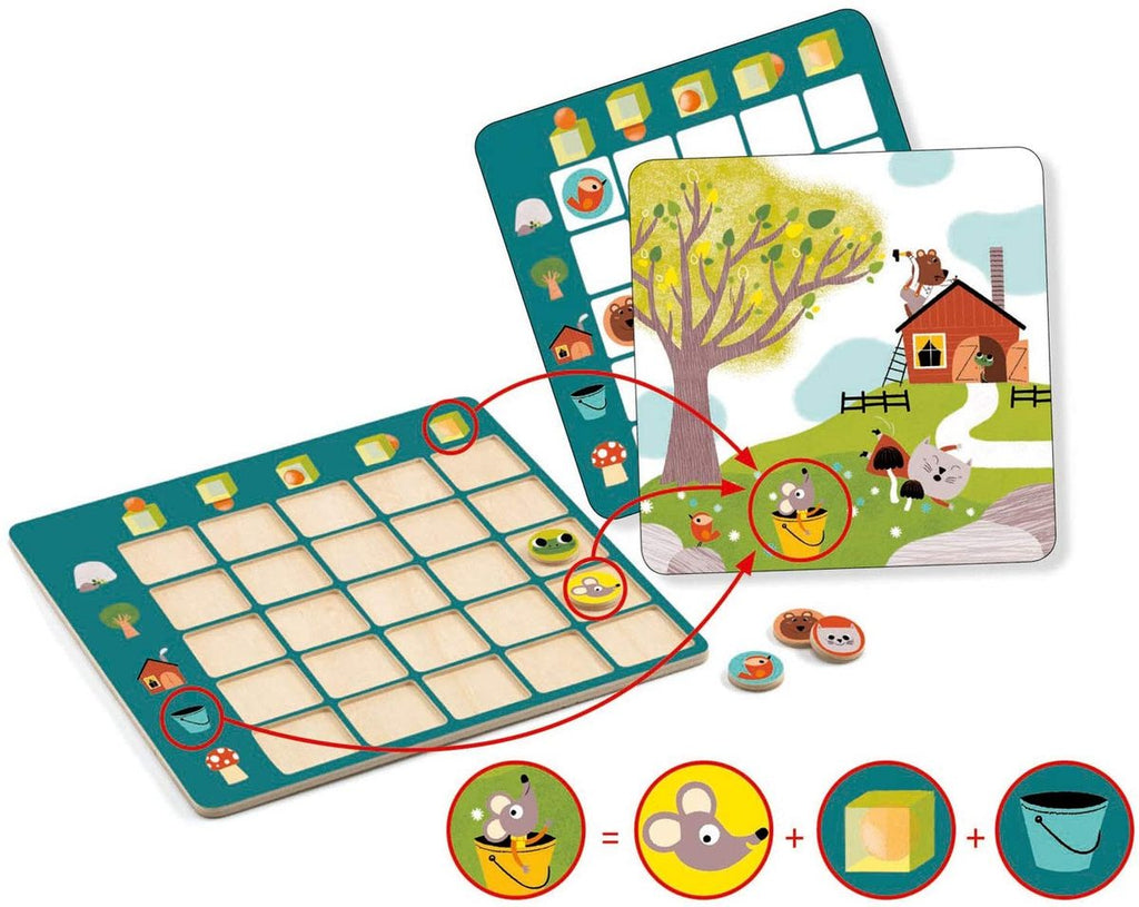 Djeco Eduludo Topologix ruimtebegrippen