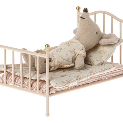 Maileg muis vintage bed roze