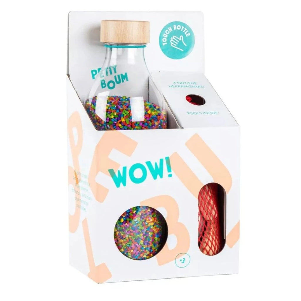 Petit Boum sensorische fles Wow touch bottle