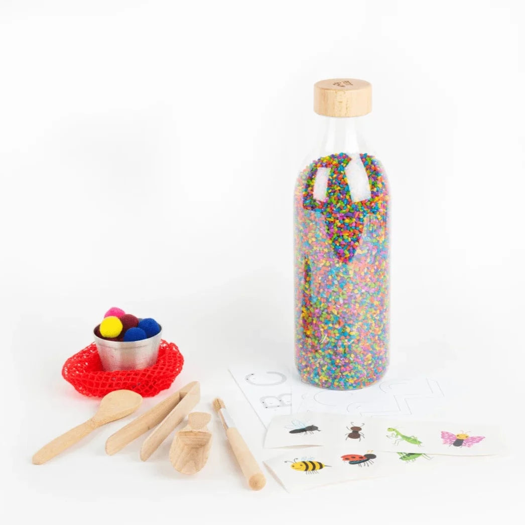 Petit Boum sensorische fles Wow touch bottle