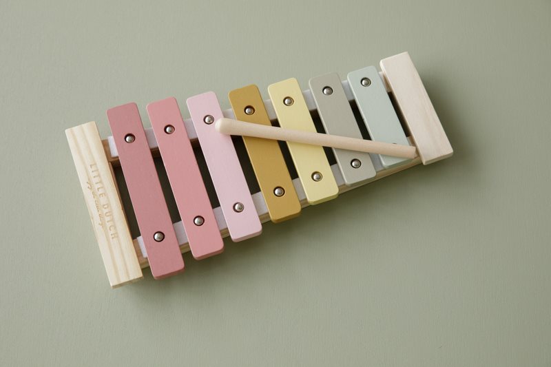 Little Dutch houten xylofoon roze