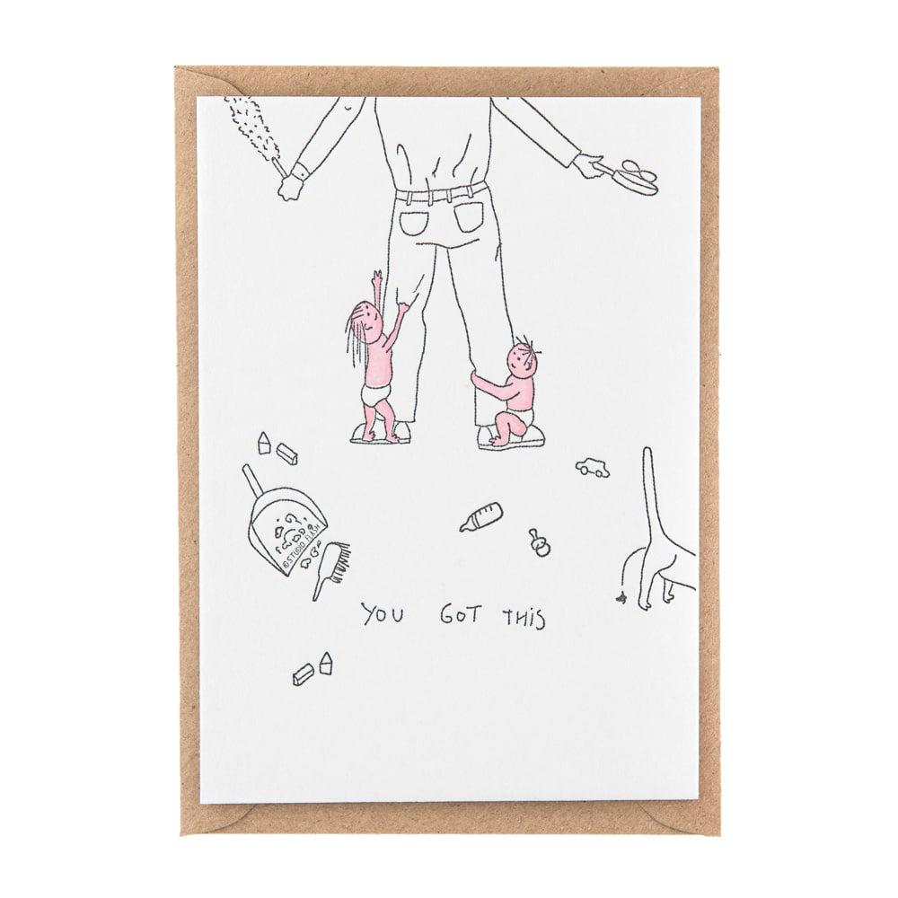 Studio Flash wenskaart You got this - household chaos